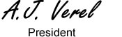 A.J. Verel - President